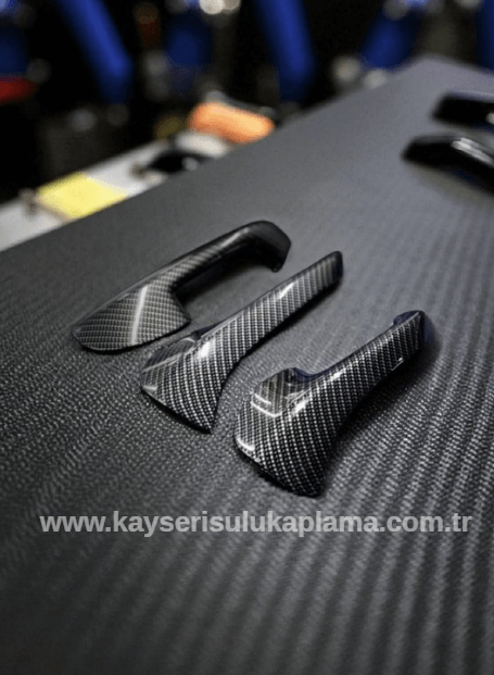 BMW F30 , Kapı Kolu İç Trim Karbon Çalışmamız