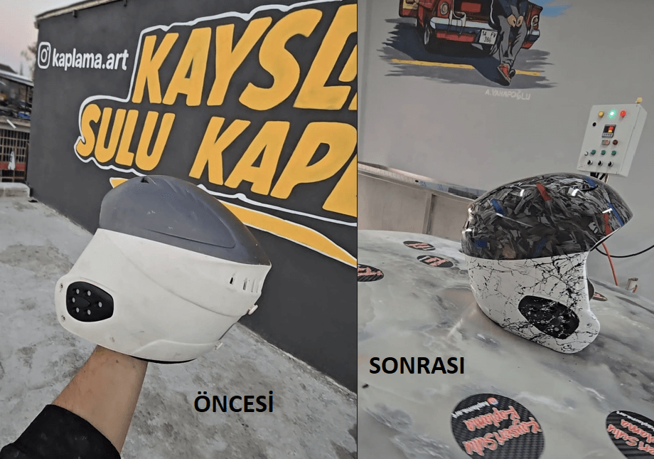 Kişiye Özel Tasarım Kask Kaplamamız