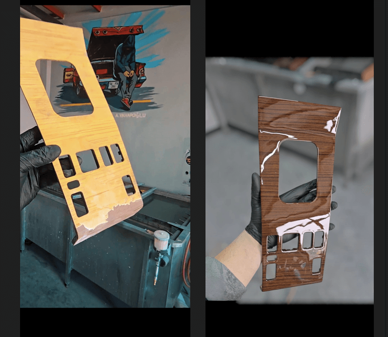 W124 Orta Konsol Vites Çerçevesi